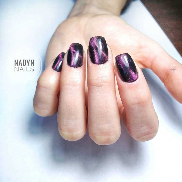 Фиолетовый маникюр — актуальные идеи (+90 фото)