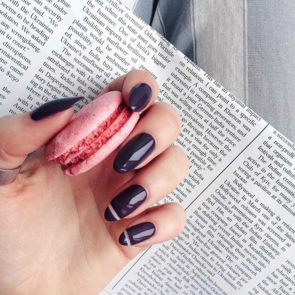 Фиолетовый маникюр — актуальные идеи (+90 фото)