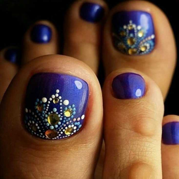 Фиолетовый маникюр — актуальные идеи (+90 фото)