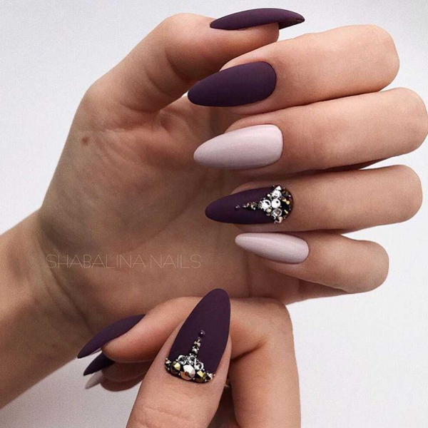 Фиолетовый маникюр — актуальные идеи (+90 фото)