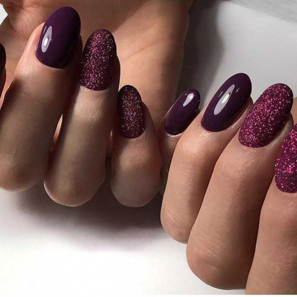 Фиолетовый маникюр — актуальные идеи (+90 фото)