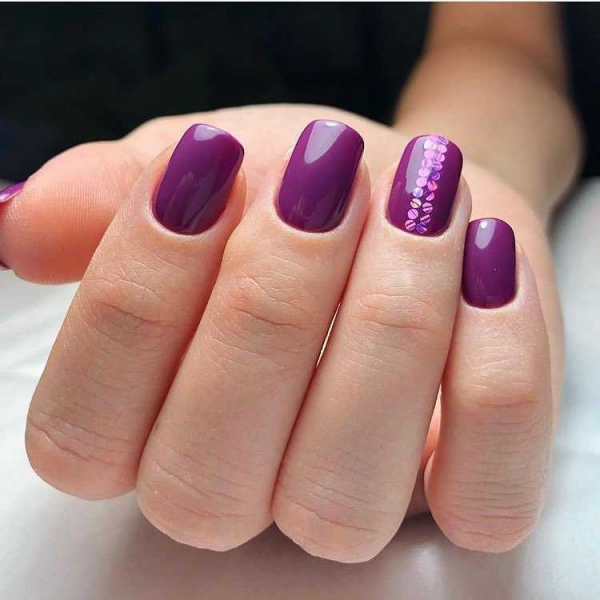 Фиолетовый маникюр — актуальные идеи (+90 фото)