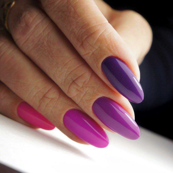 Фиолетовый маникюр — актуальные идеи (+90 фото)