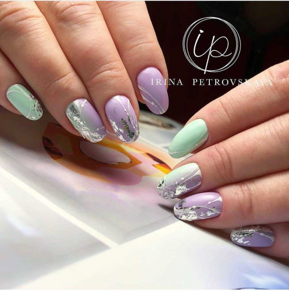 Фиолетовый маникюр — актуальные идеи (+90 фото)