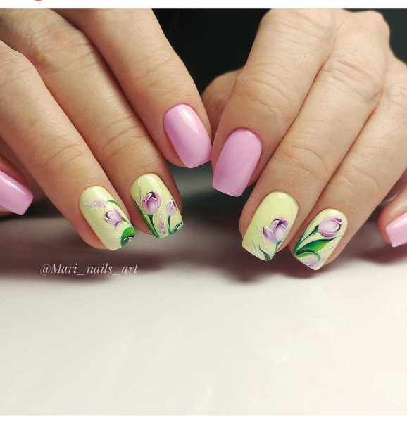 Фиолетовый маникюр — актуальные идеи (+90 фото)