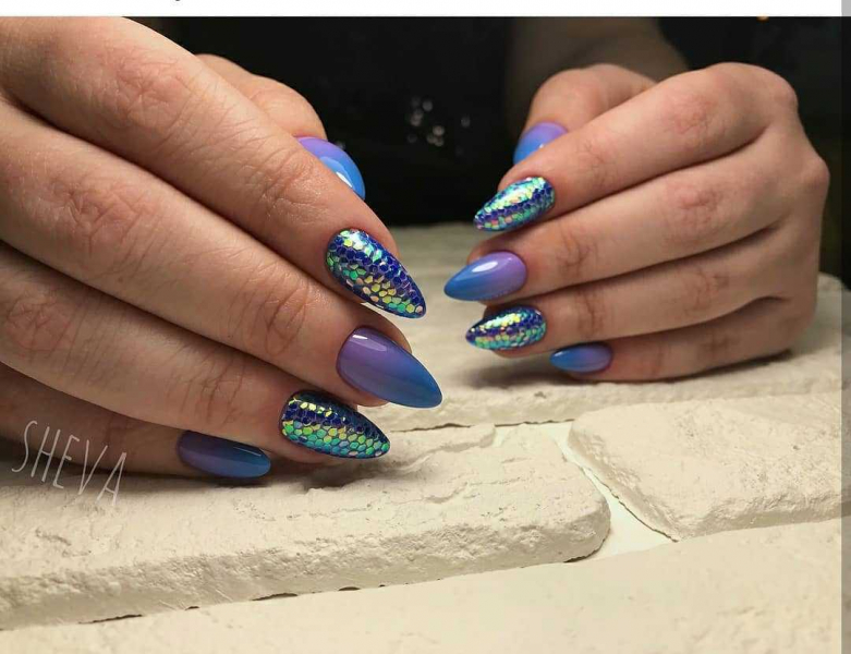 Фиолетовый маникюр — актуальные идеи (+90 фото)