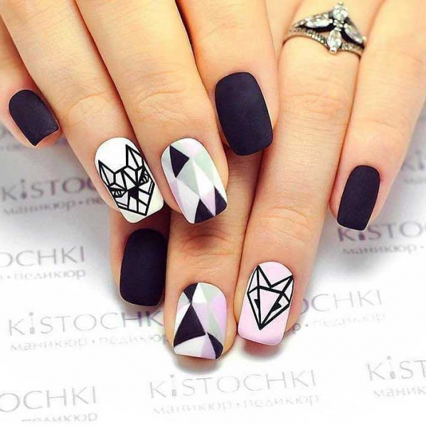 Фиолетовый маникюр — актуальные идеи (+90 фото)