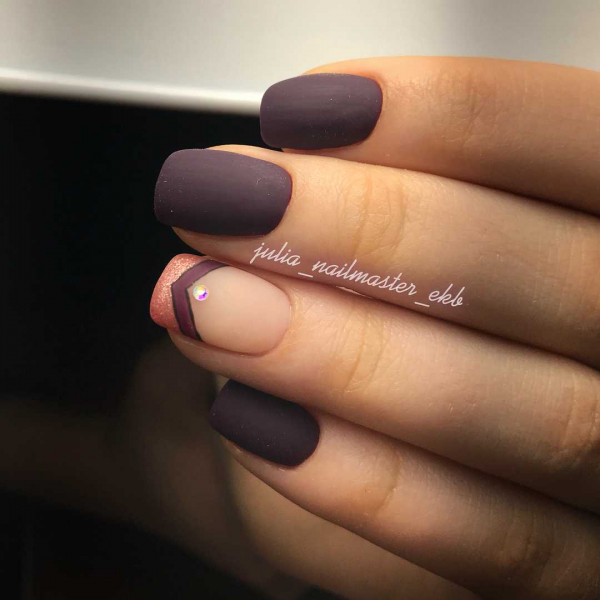 Фиолетовый маникюр — актуальные идеи (+90 фото)