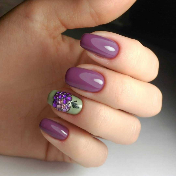 Фиолетовый маникюр — актуальные идеи (+90 фото)