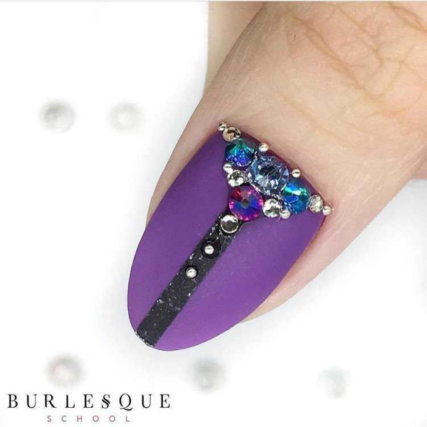 Фиолетовый маникюр — актуальные идеи (+90 фото)