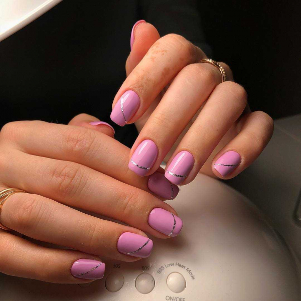 Фиолетовый маникюр — актуальные идеи (+90 фото)