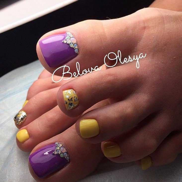 Фиолетовый маникюр — актуальные идеи (+90 фото)