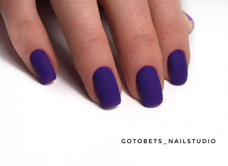 Фиолетовый маникюр — актуальные идеи (+90 фото)