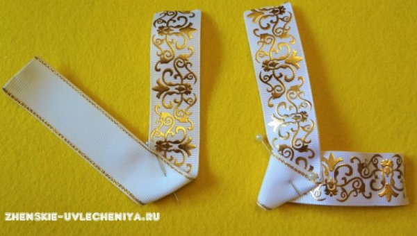 Школьные резинки из лент для новичков в пошаговом уроке с фото