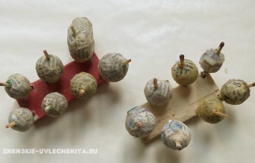 Бусы из папье-маше своими руками в пошаговом мастер-классе для начинающих