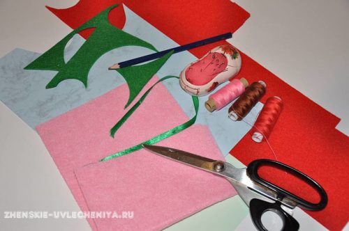 Игольница из фетра своими руками в виде книжки для ленивых