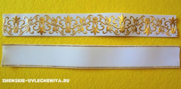 Школьные резинки из лент для новичков в пошаговом уроке с фото