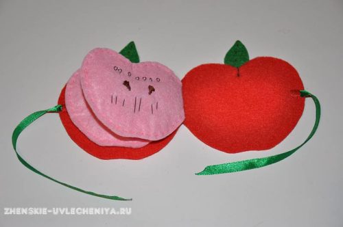 Игольница из фетра своими руками в виде книжки для ленивых