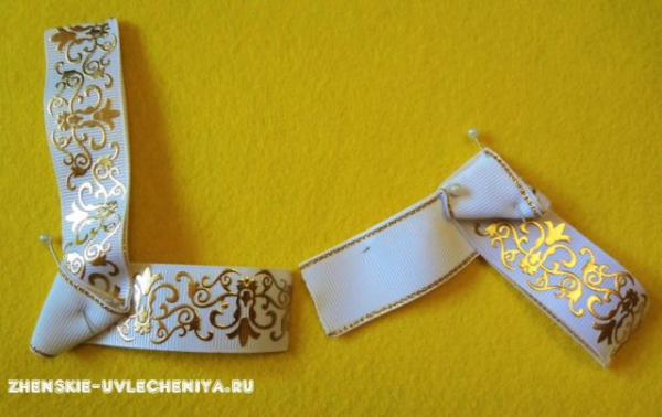 Школьные резинки из лент для новичков в пошаговом уроке с фото