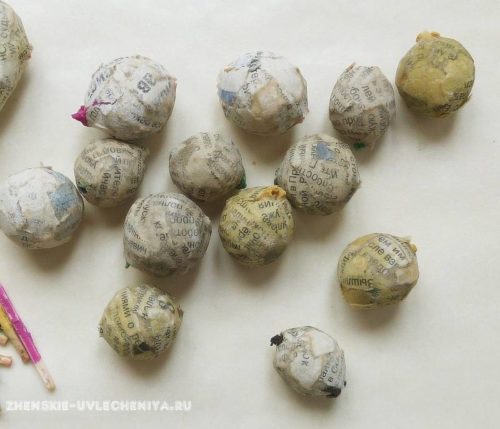 Бусы из папье-маше своими руками в пошаговом мастер-классе для начинающих