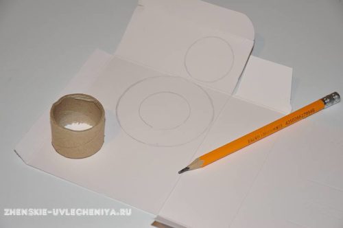 Заколка-шляпка своими руками из картонной втулки и ткани