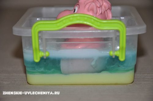 Мыло для ребенка своими руками с резиновой игрушкой