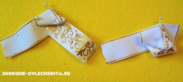Школьные резинки из лент для новичков в пошаговом уроке с фото
