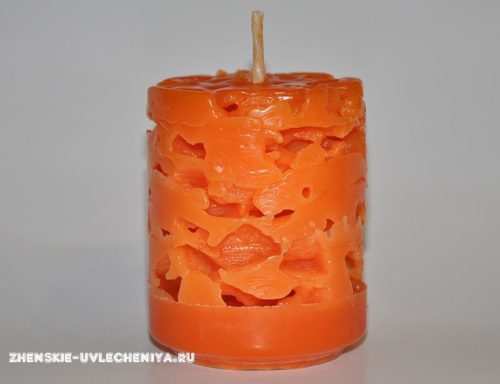 Ажурная свеча со льдом в пошаговом мастер-классе Ажурная свеча со льдом в пошаговом мастер-классе